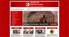 Desktop Screenshot of guildofbricklayers.org.uk
